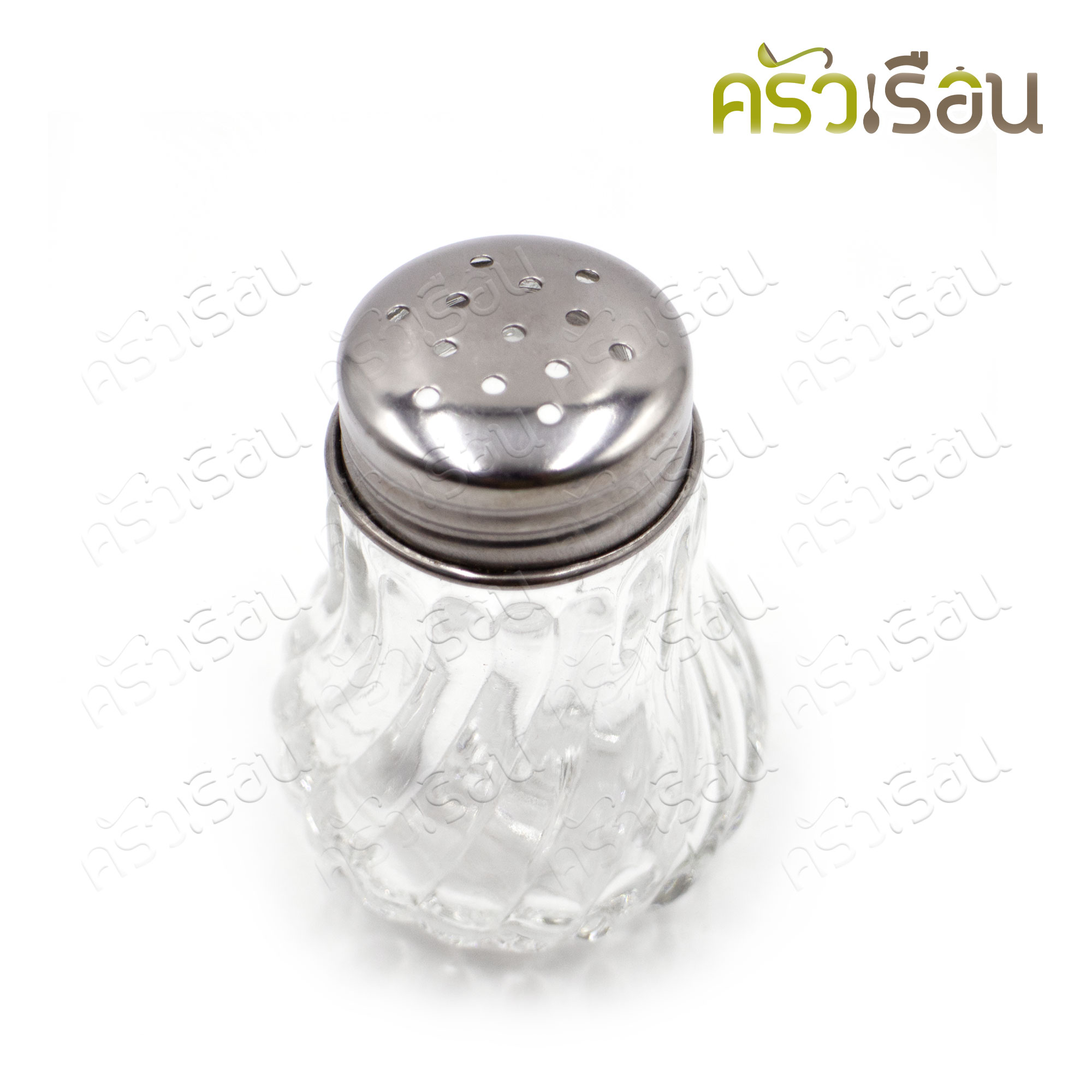 US ขวดพริกไทย เล็ก 2 ออนซ์ ฝาสเตนเลส 3 x 5.5 ซม PE-010