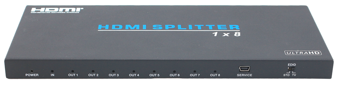 VACOTEK H-18SP2 1x8 HDMI 2.0 Splitter 18G 4:4:4