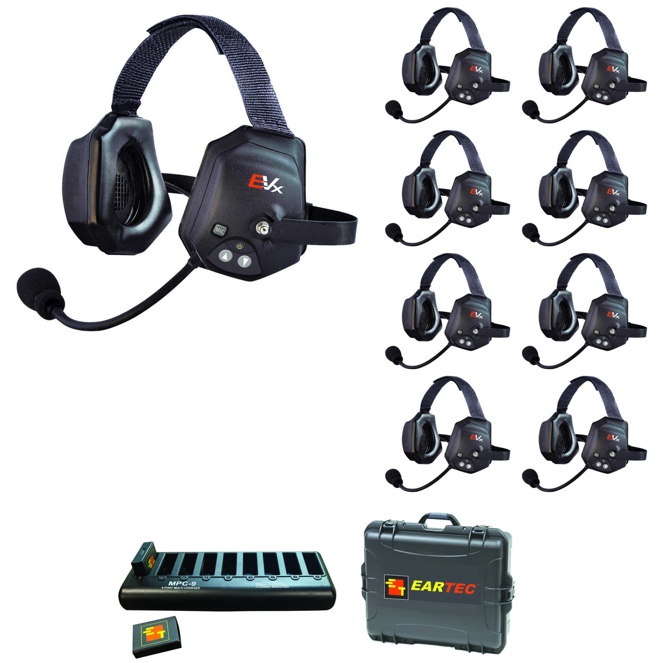 EARTEC Evade XTreme EVxT9 Wireless Headset System อินเตอร์คอมไรัสาย 2.4 Ghz.