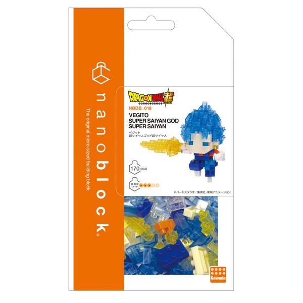 Kawada nanoblock Dragon Ball Super NBDB_018 Vegito Super Saiyan Blue 4972825233320 (นาโนบล็อค)
