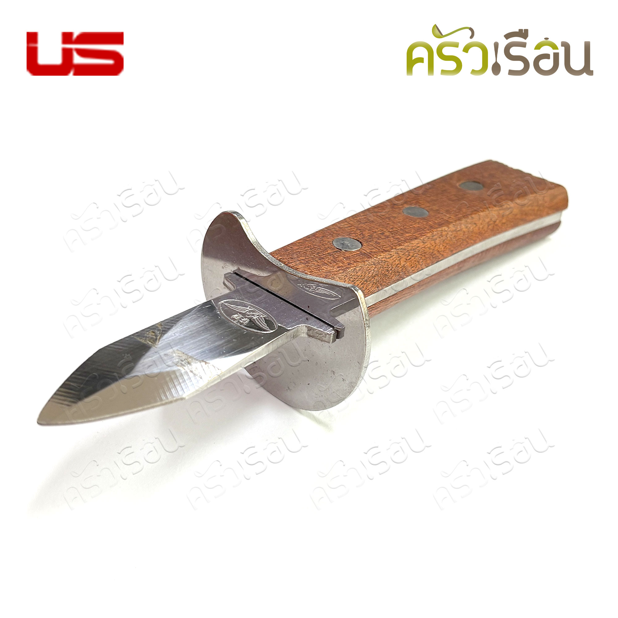 US มีดแกะเปลือกหอย ด้ามไม้ 17 ซม. LO-17 มีดแกะหอย