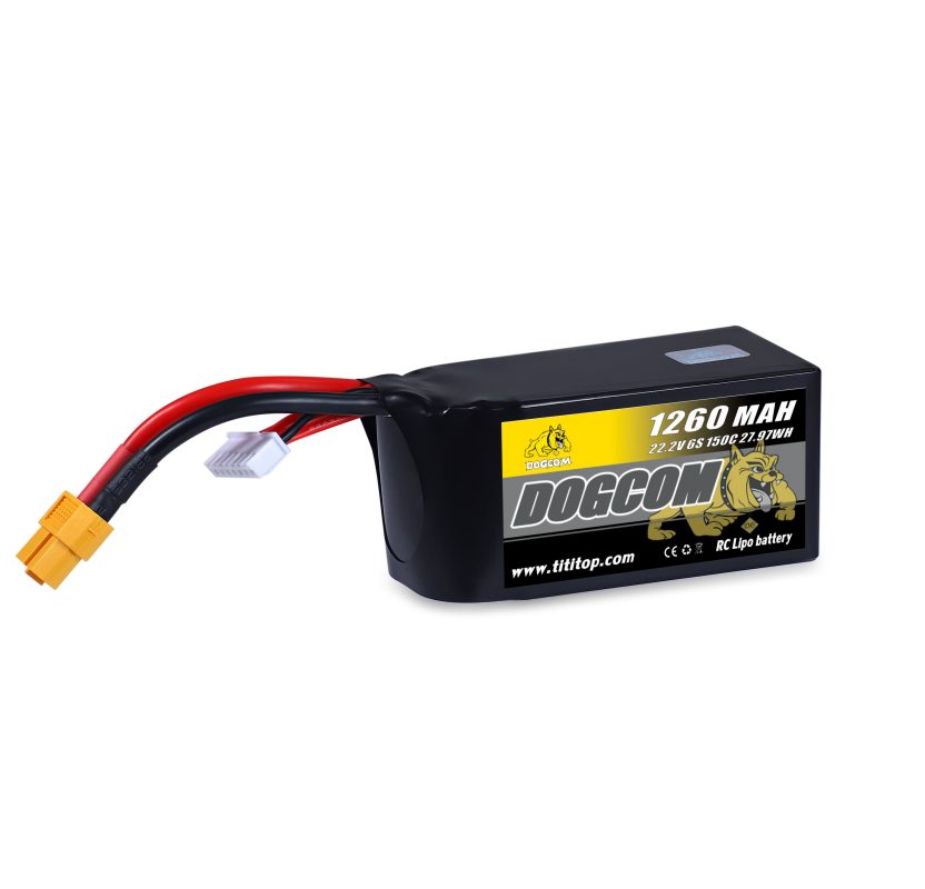DOGCOM 6S MCK SBANG UCELL V2 22.2V 160C 650 850 1150 1260 1300 1380mAh 1500 6S LiPo แบตเตอรี่ FPV Racing Drone battery