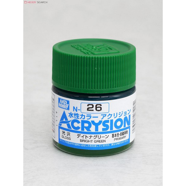 MR.ACRYSION COLOR N-26 BRIGHT GREEN Mr.hobby 4973028034172