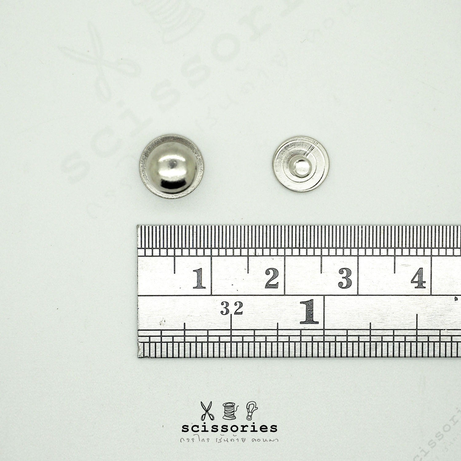 น๊อตเกลียว 6 MM สีเงิน/2ตัว