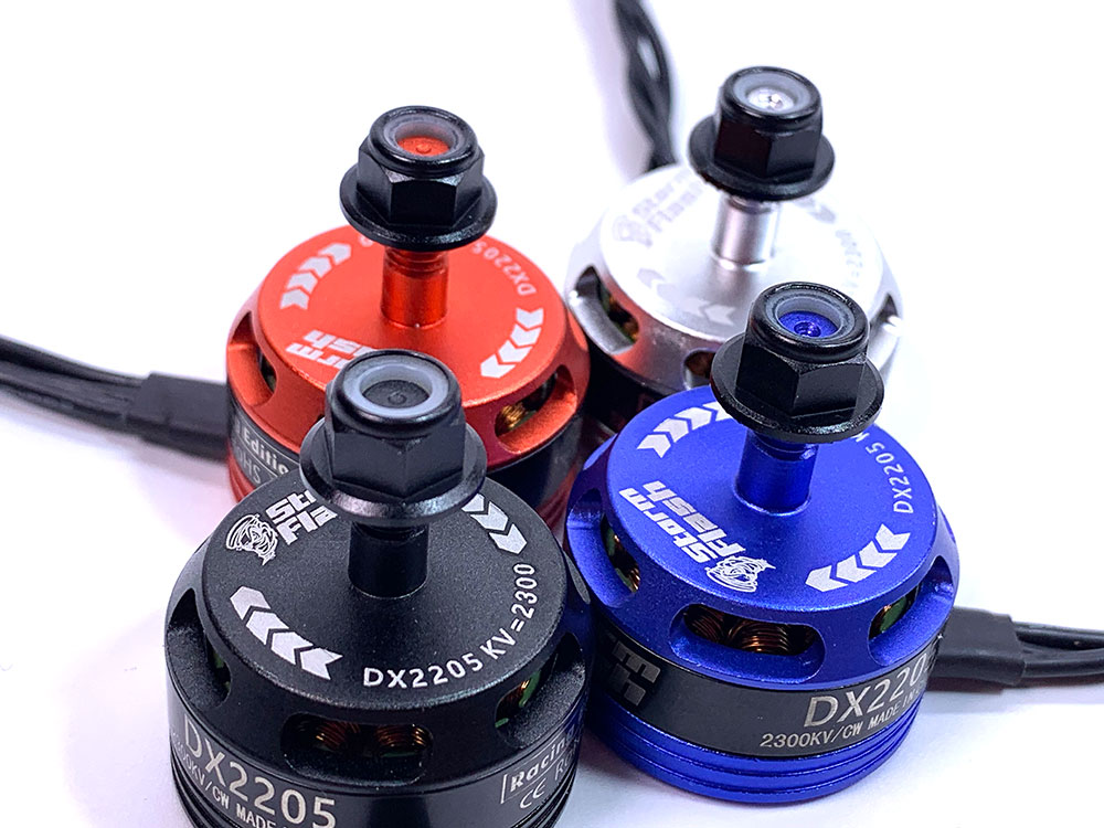 [22-3] 4ลูก Storm Flash 2205 2300KV CW มอเตอร์ FPV RACING DRONE โดรนซิ่ง มี 4 สี เริ่มประกอบลำ ราคาประหยัด Motor