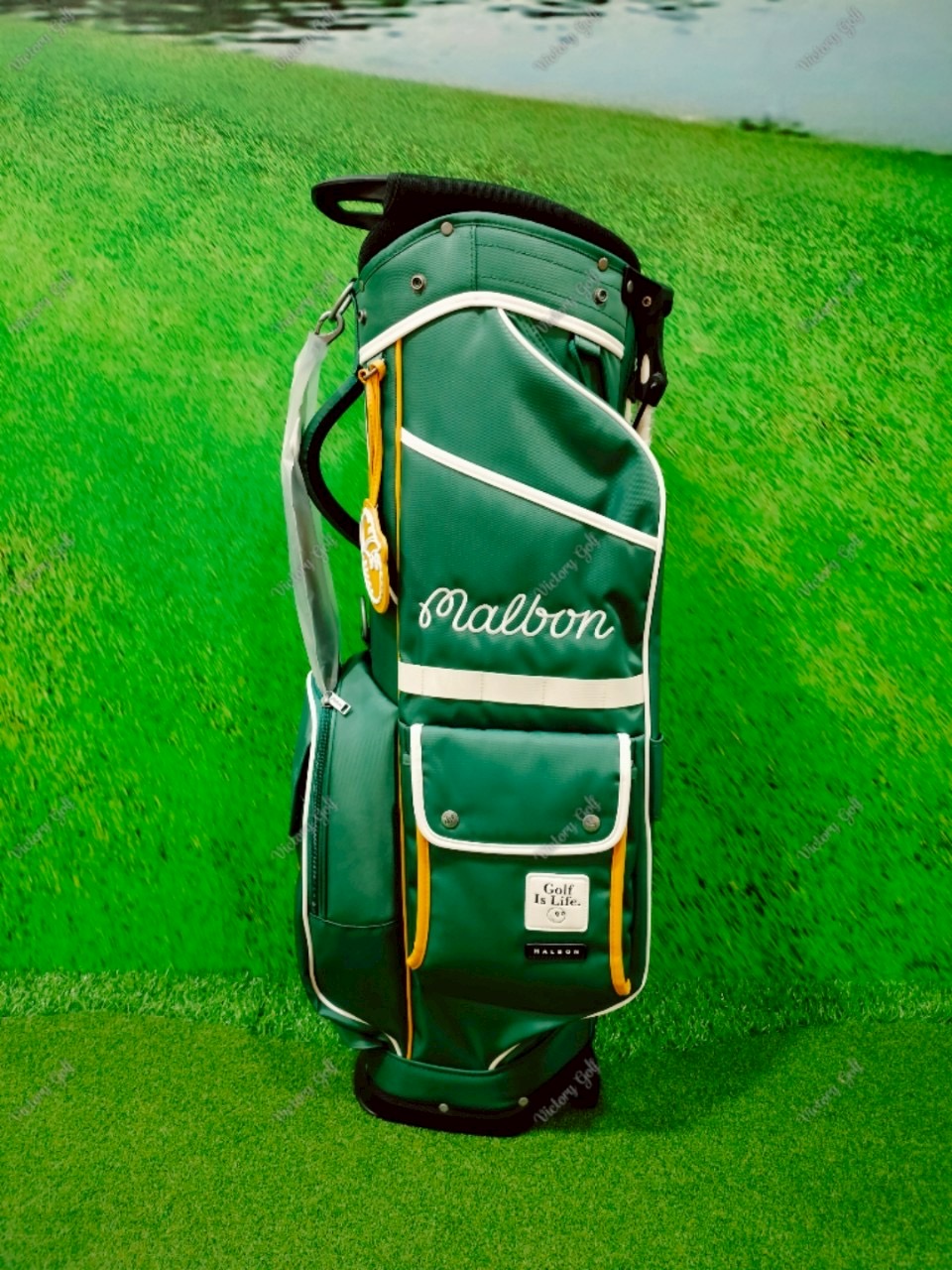 Stand Bag Malbon Golf Green Color
