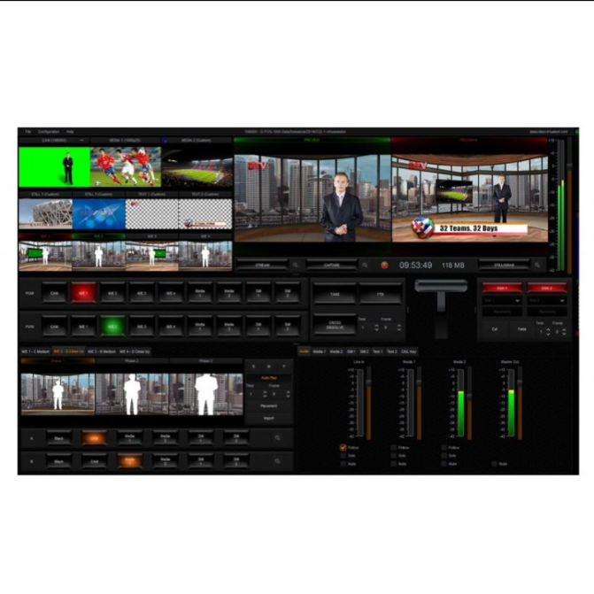 DATAVIDEO TRACKLESS VIRTUAL STUDIO SYSTEM