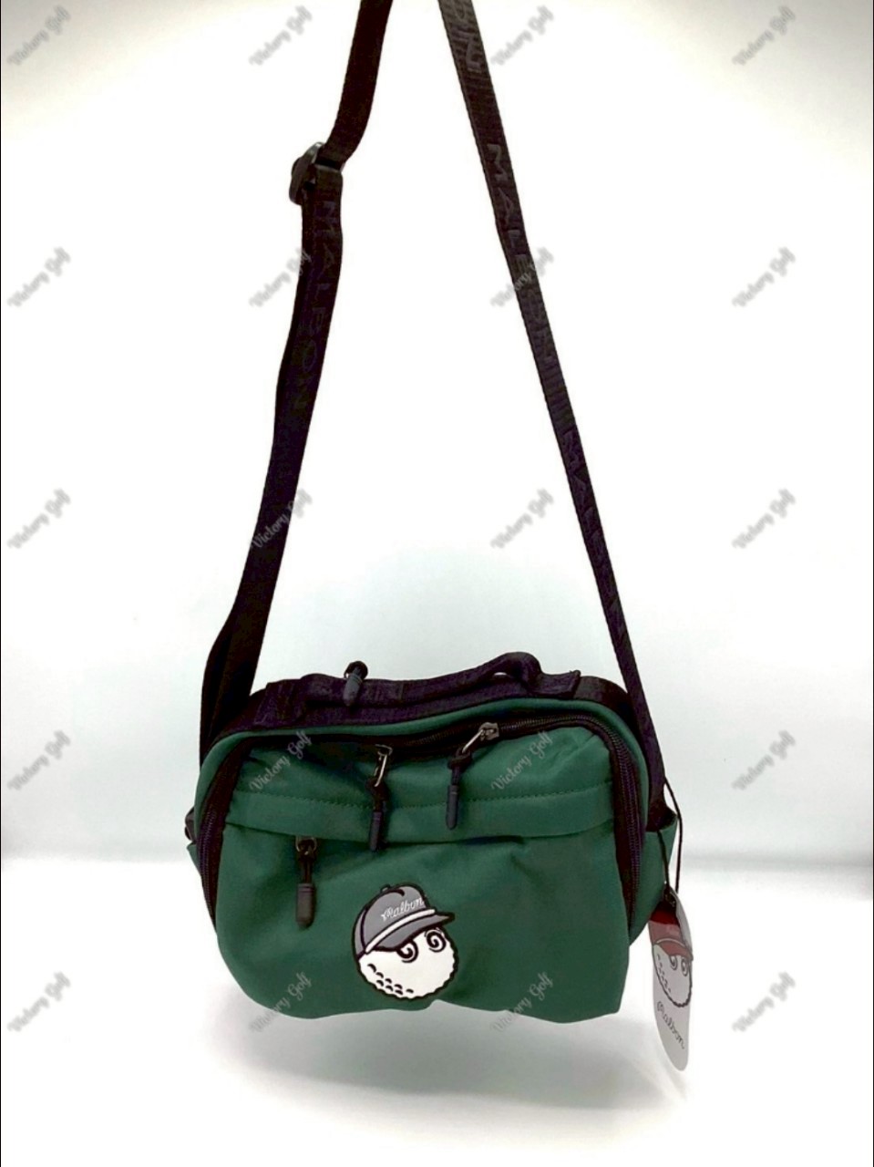 Pouch Slim light Malbon Dark-green Color