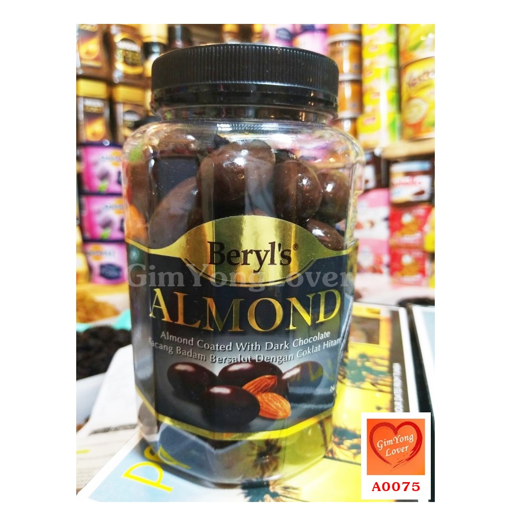เบริล ดาร์กช็อคโกแลตไส้อัลมอนด์ (Beryl's Almond Dark Chocolate)