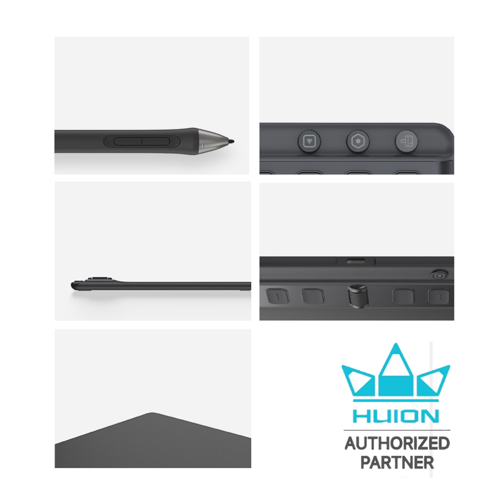 Huion Pen Tablet Inspiroy 2M พร้อมส่ง(รับประกัน 2ปี-มีศูนย์ไทย)เมาส์ปากกาสำหรับวาดภาพกราฟฟิก H951P