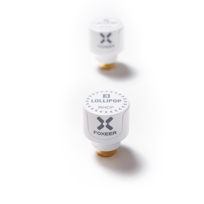 1ชิ้น Foxeer Lollipop V4 2.5Dbi Stubby Omni FPV ตัวผู้-เมีย เสารับส่งภาพ fpv racing Drone บินไกล ภาพชัด RED ผู้ Antenna