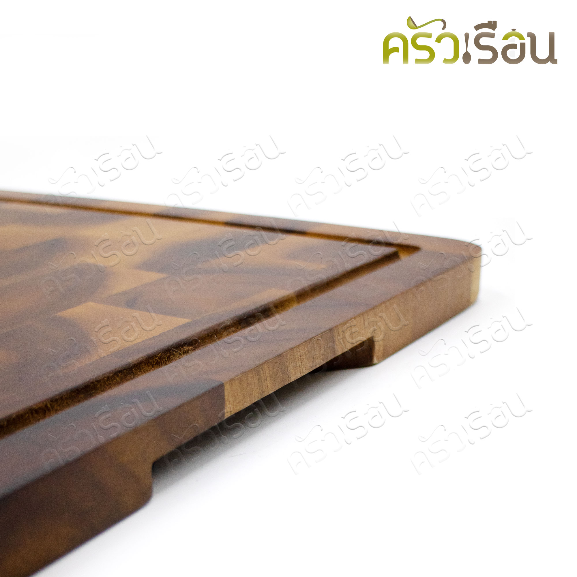 CMG เขียงไม้ end grain มีร่อง 14 x 19 นิ้ว หนา 2 ซม. เขียง End Grain