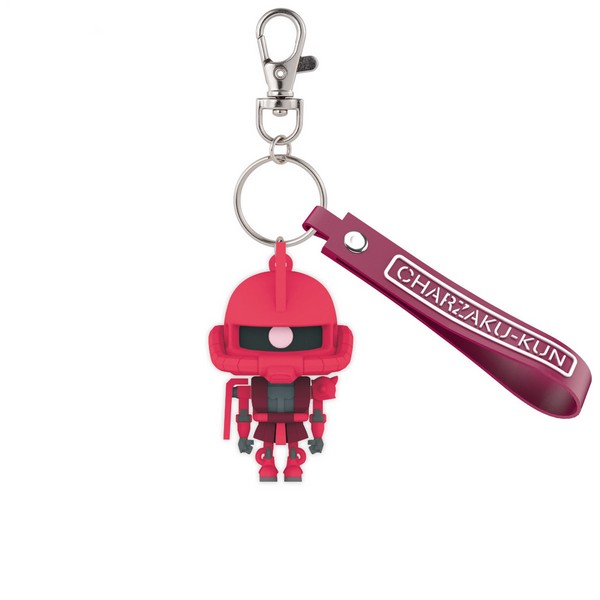 Bandai CharZaku-Kun 3D Rubber Mascot Keychain 4573102683823 (Keychain)