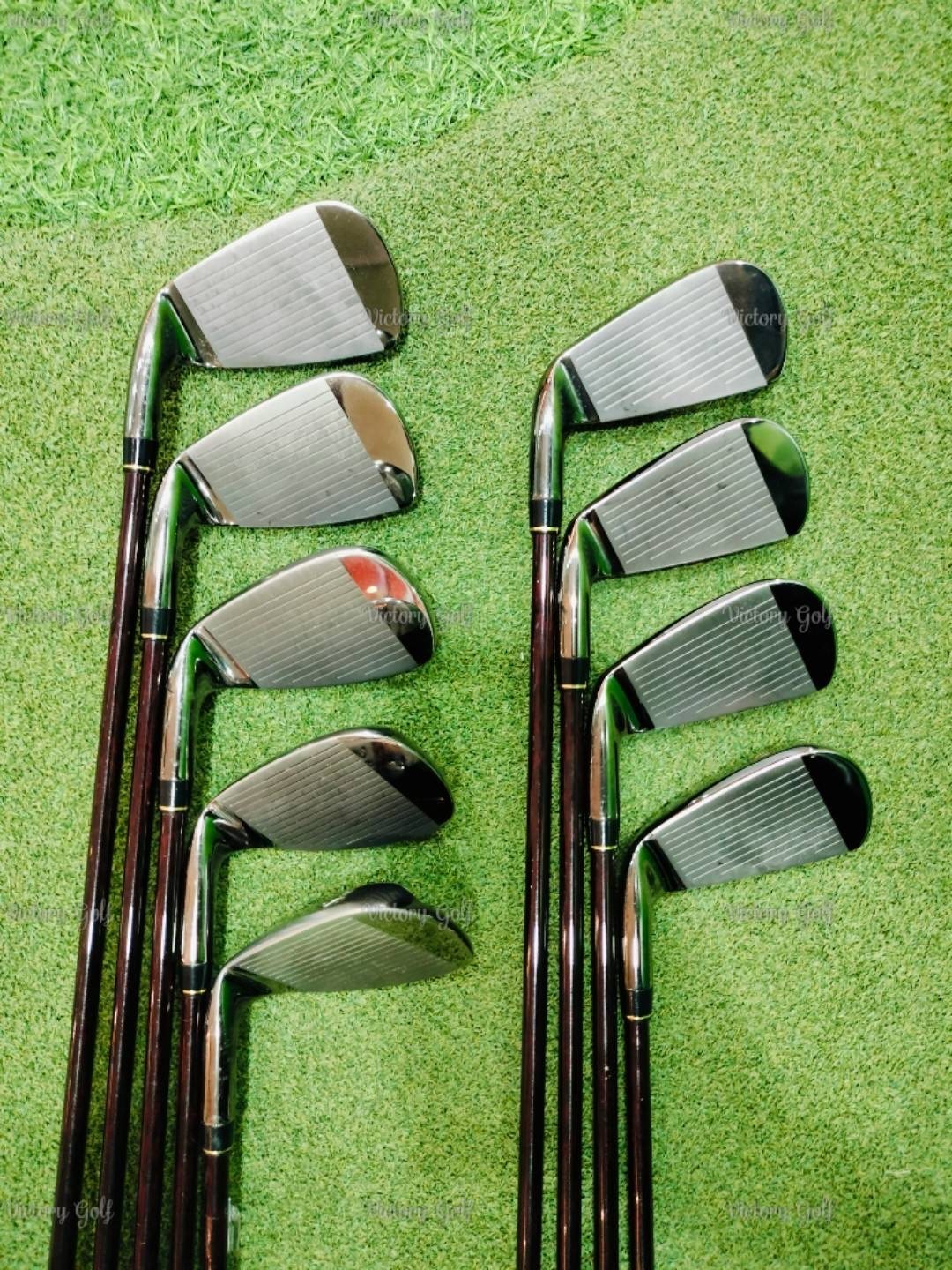 Iron set Maruman MAJESTY Toughest Maraging 3-9 (*ขาดเหล็ก7) Pw Aw Sw