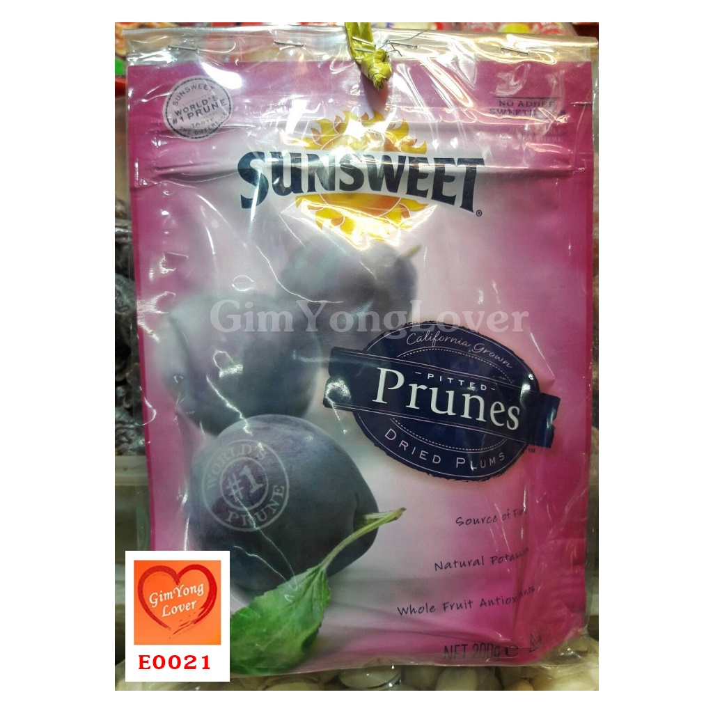 SUNSWEET ลูกพรุน ใส่ถุง (Sunsweet Prunes Pitted Californian)