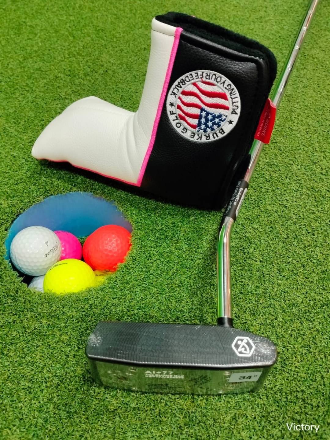 Putter Burke GOLF AI+77 (grip 2.2) 33” (USA.)