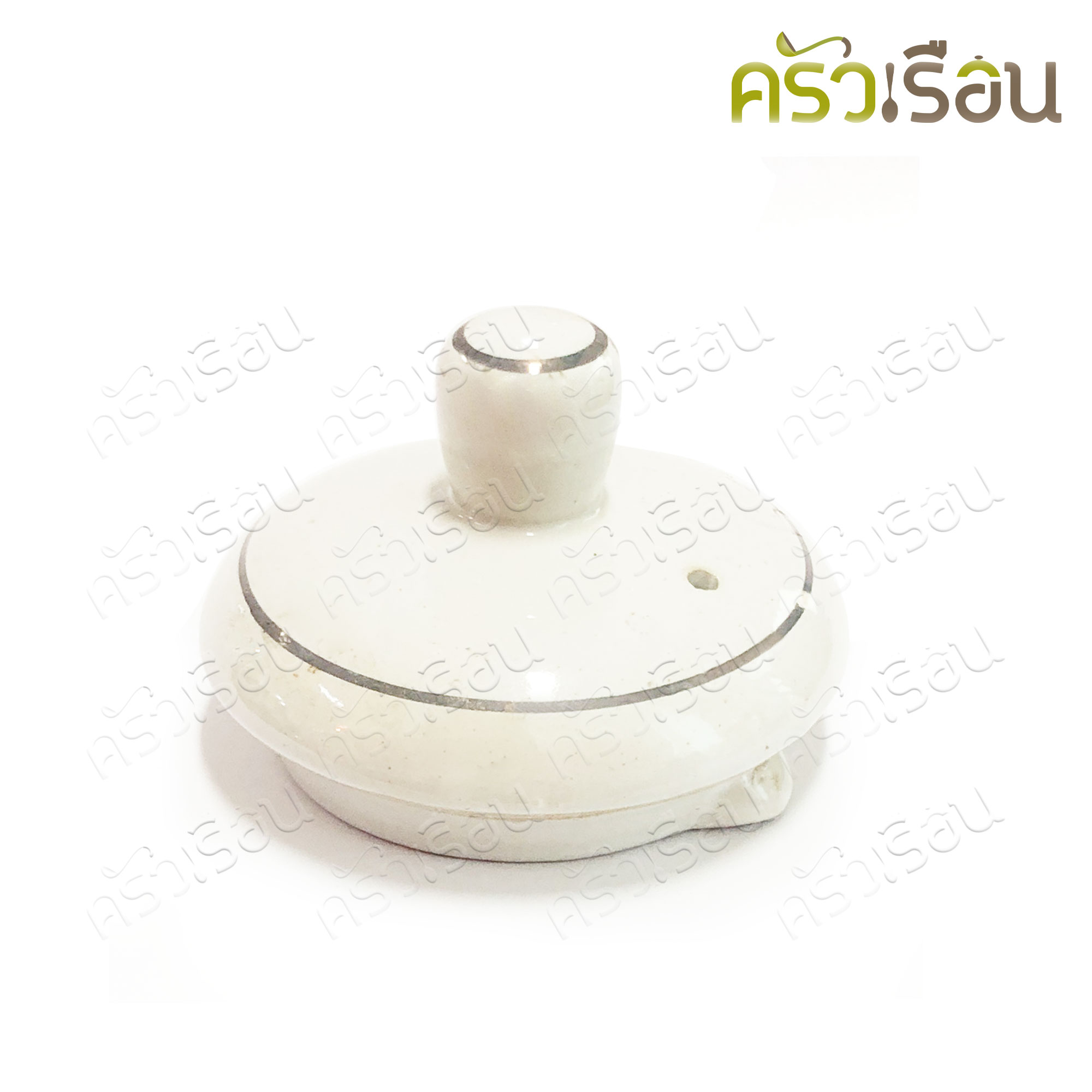 กระเบื้อง กาน้ำชา กระเบื้อง หูข้าง สีขาว คละลาย