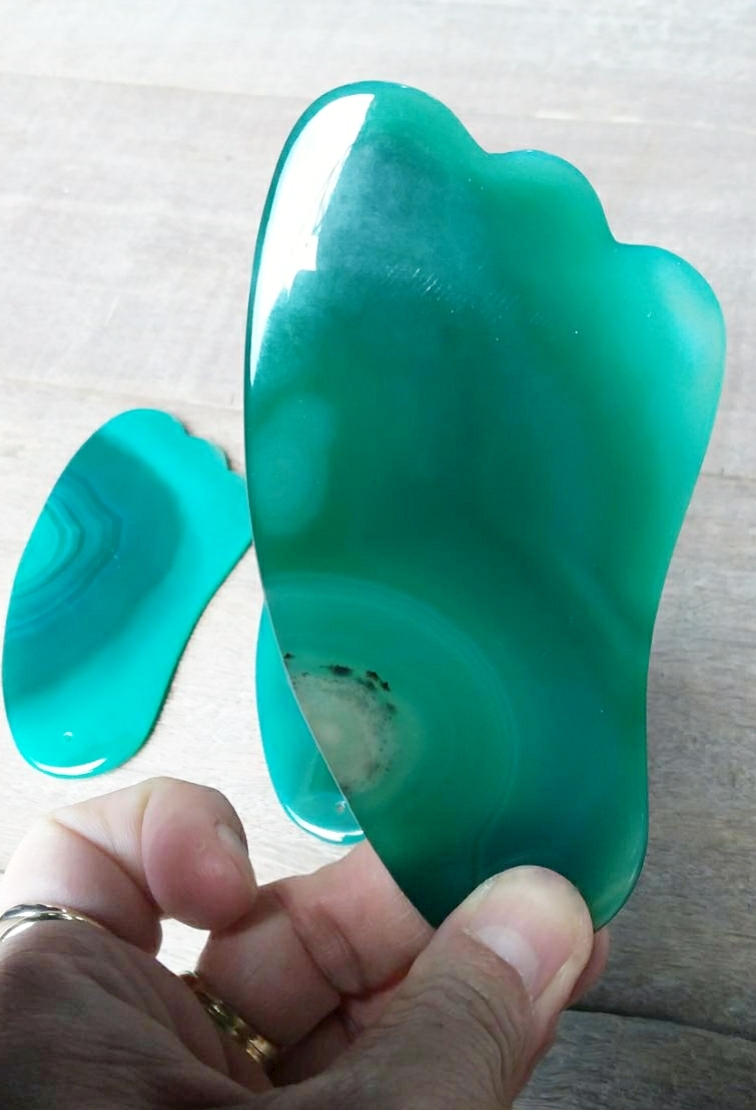 กัวซา หม่าเล่า (Agate & Carnelian Gua Sha)