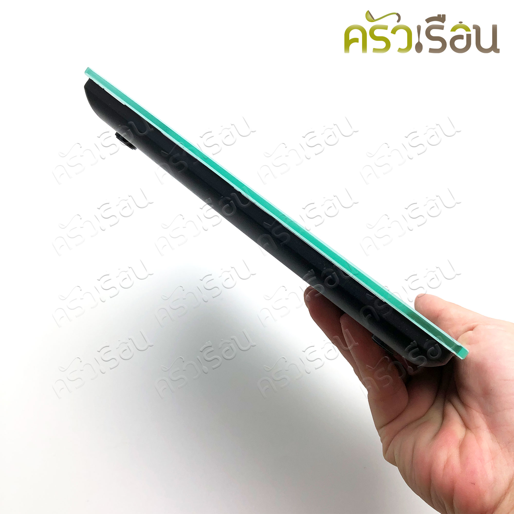 US เครื่องชั่งน้ำหนัก ดิจิตอ ใช้ในห้องครัว 5 กก. 14.5 x 20 x 2 ซม. ไวท์กลาส SCD-5W เครื่องชั่ง Digital กิโล ตาชั่งดิจิตอล