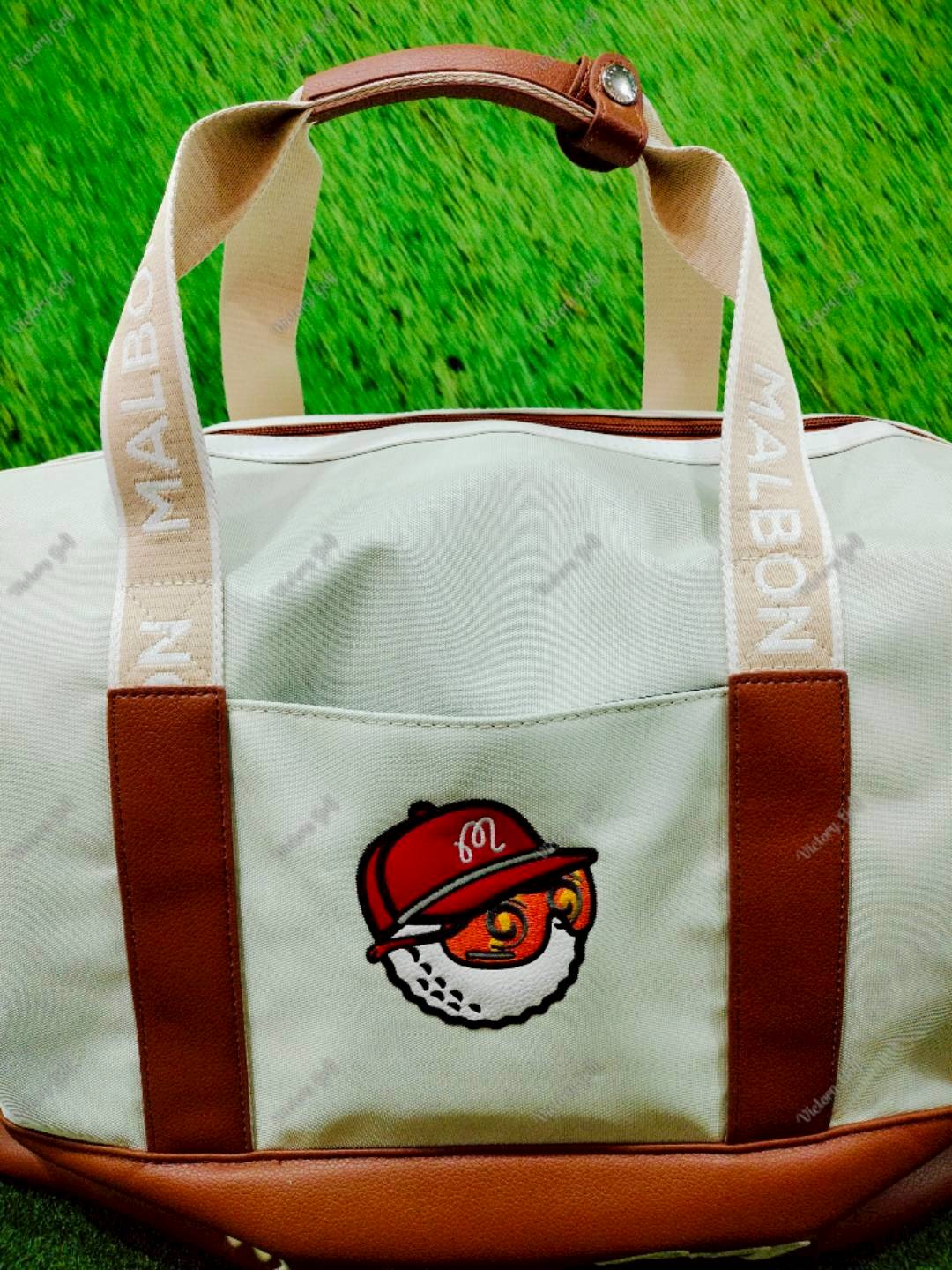 Boston Bag Malbon Golf Brown Color
