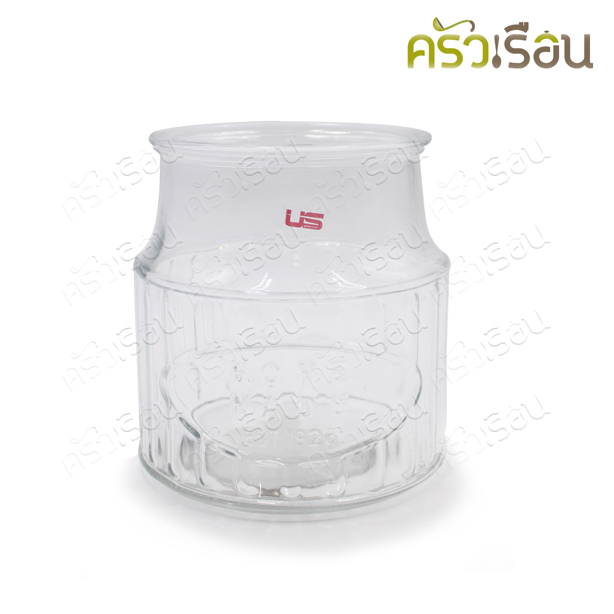 US ขวดโหลแก้ว ฝาแก้ว รุ่น ลีอา 1900 มล. 13.5 x 15.5 x 20 cm. LA-1900 โหลแก้วดองบ๊วย