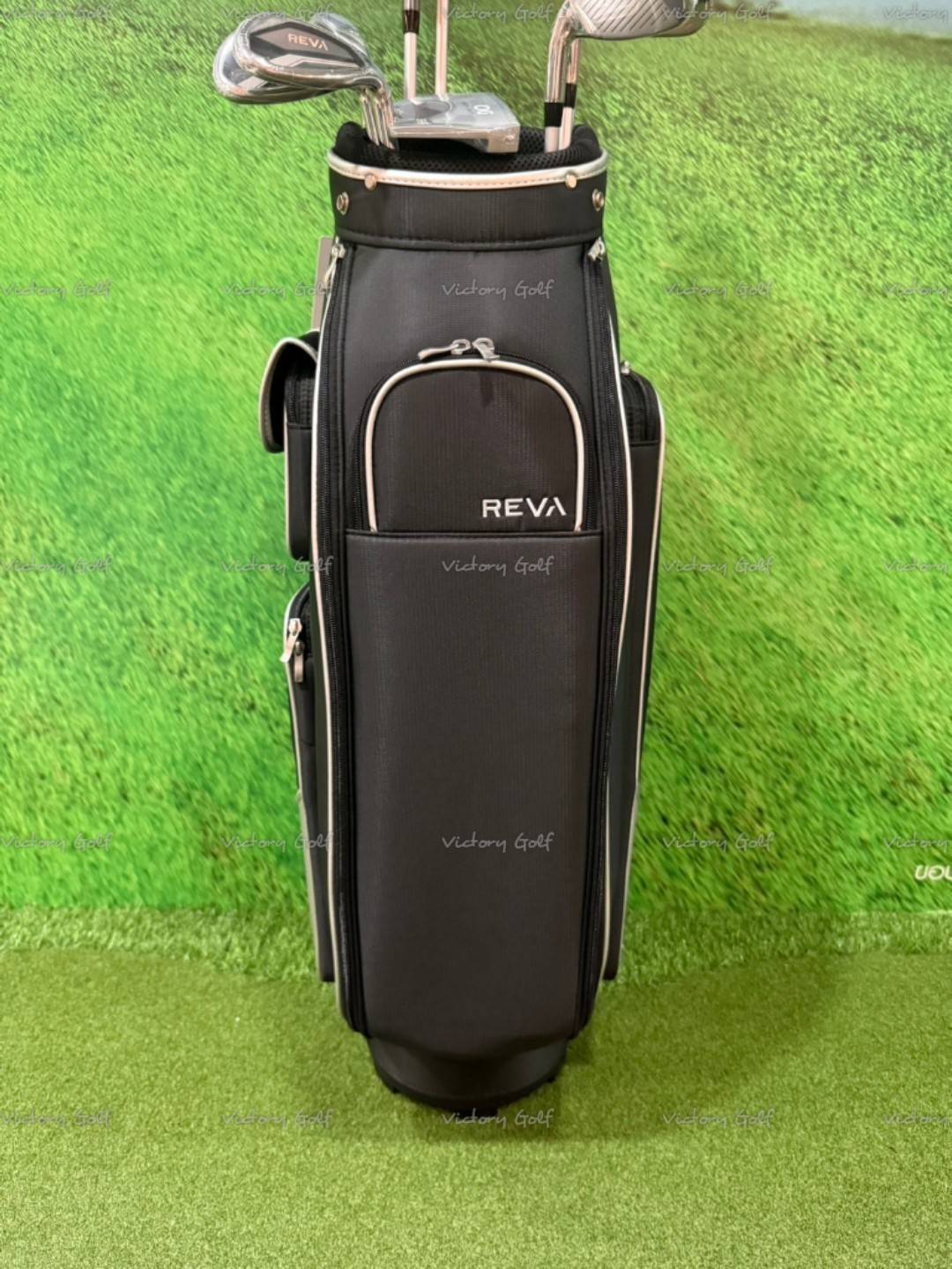 Full Set CALLAWAY Reva 2025 Black (1W, 4W, 5Ut, 7-Pw,Sw,Pt.) + Golf Bag ( 9 pcs.)