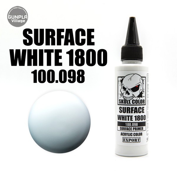 Skull Color 100.098 Surface White 1800 60 ml [Surface Primer] 8853100903984