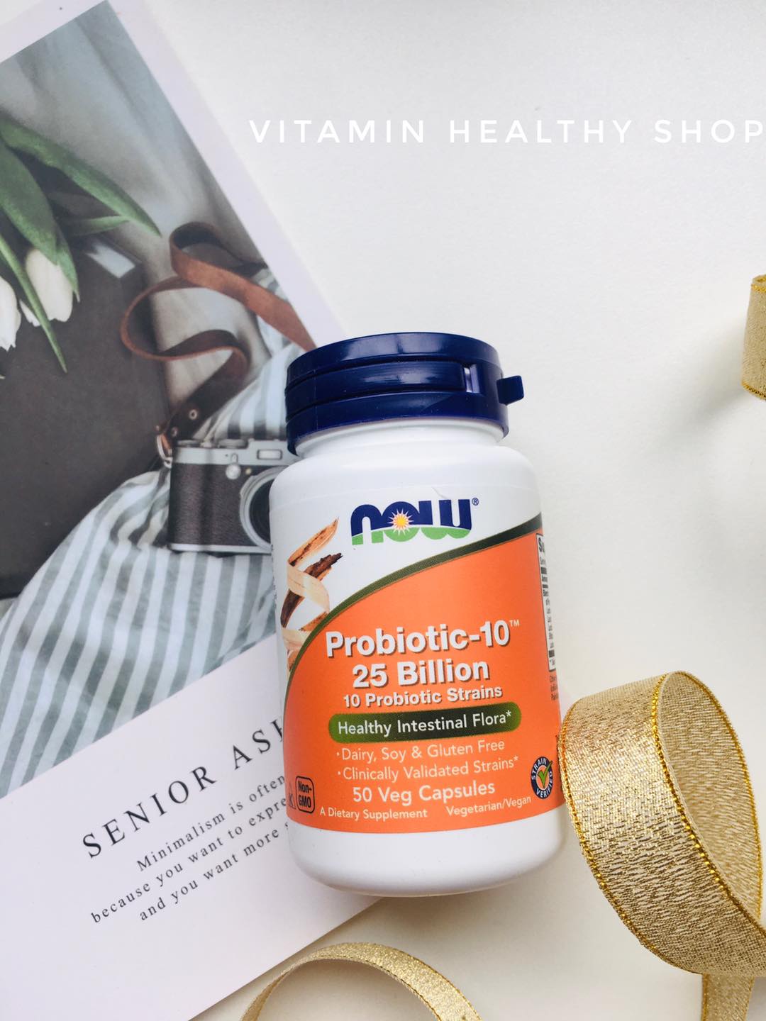 Now Foods, Probiotic-10, 25 Billion, 50 Veggie Caps