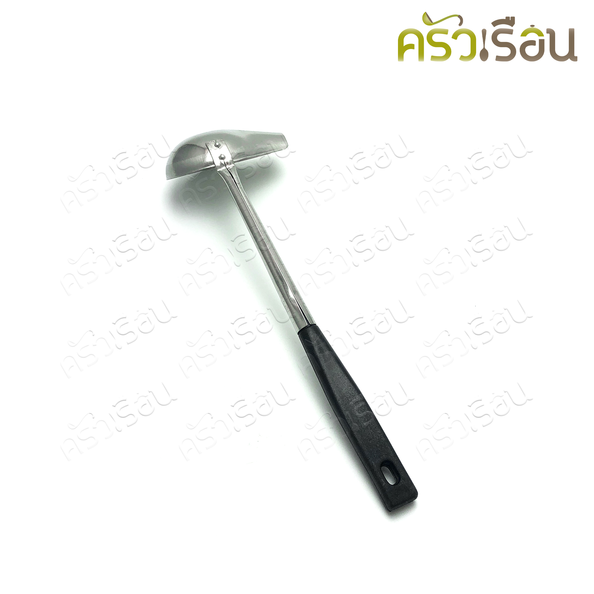 Twin Ray กระบวยปากเท กระบวยเกวี่ ด้ามดำ 4 นิ้ว 107A