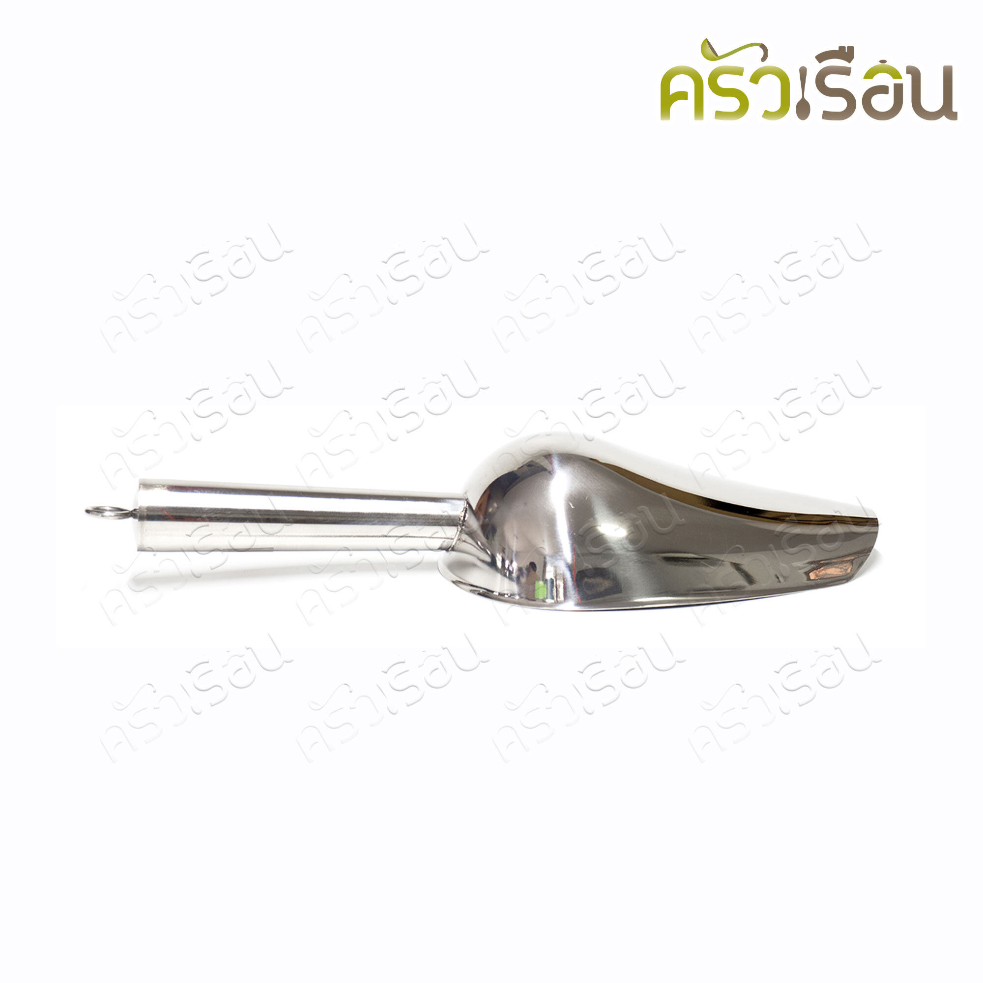 US ที่ตักน้ำแข็ง ที่ตักแป้ง สเตนเลส 5.5 นิ้ว [กว้าง 9 ซม. ยาว 23 ซม.] IS-055 ช้อนตัก