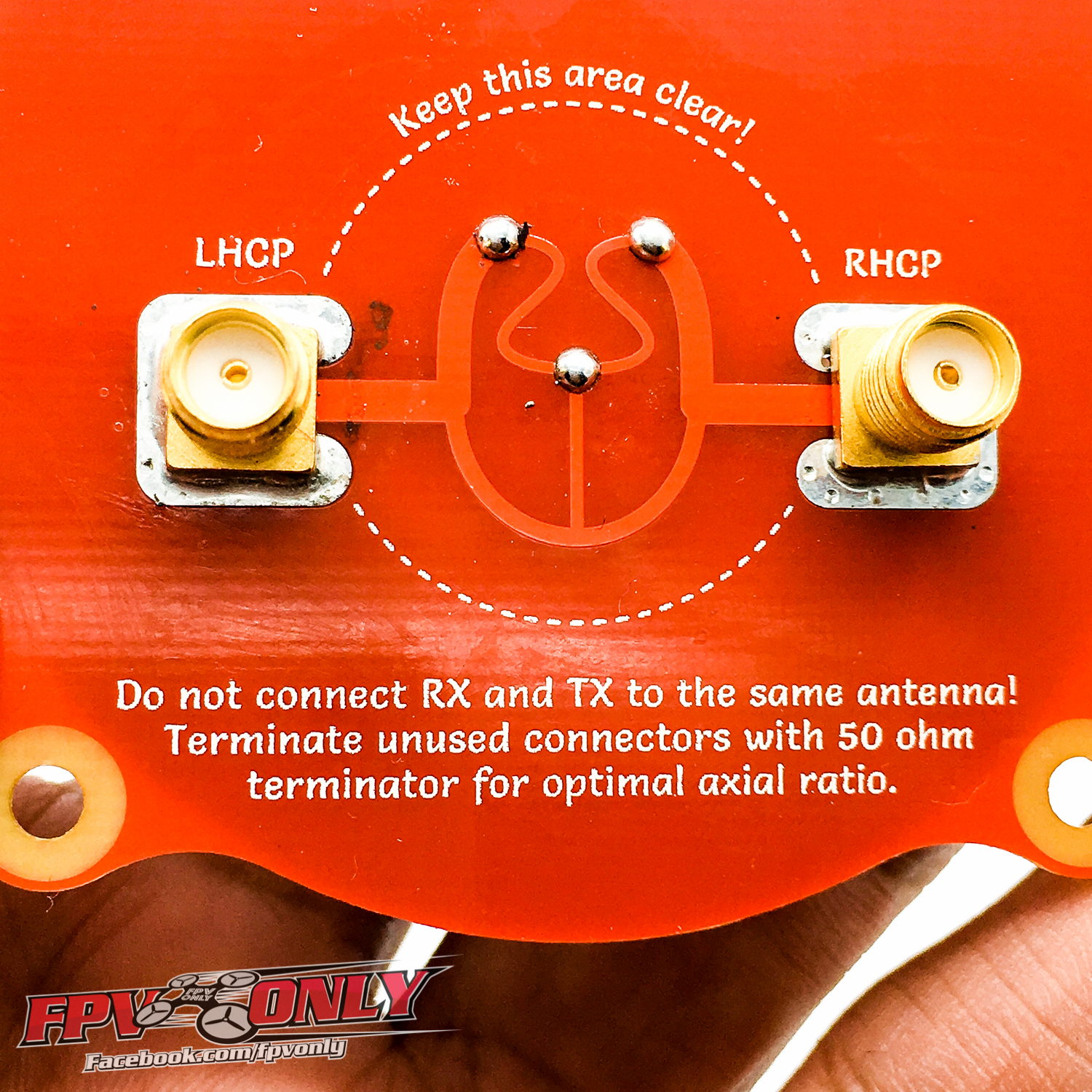 Pagoda Antenna 5.8 Antenna Pagoda Pro Hybrid Triple Feed Patch FPV Transparent Flat Panel Antenna