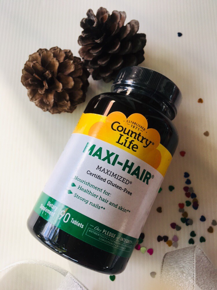 Country Life Maxi-Hair 90 Tablets ช่วยลดอาการผมร่วง