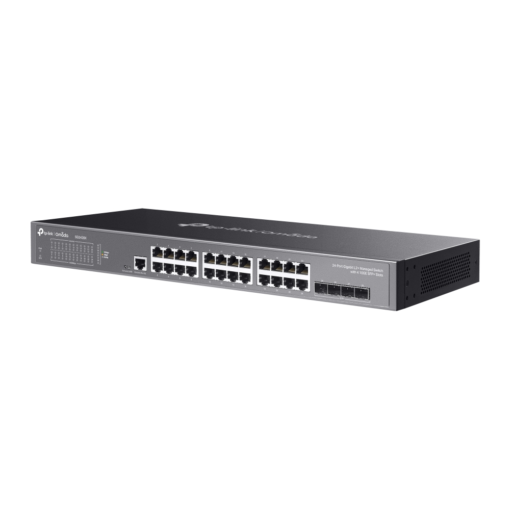 SG3428X Omada 24-Port Gigabit L2+ Managed Switch with 4 10GE SFP+ Slots