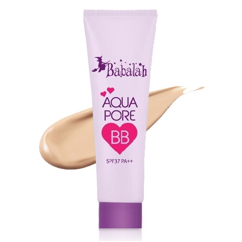 บาบาร่า อะควา พอร์ บีบี Babalah AQUA PORE BB SPF37 PA++ ครีมรองพื้นสูตรน้ำผสมสารป้องกันแสงแดด เนื้อเนียนละเอียด บางเบา