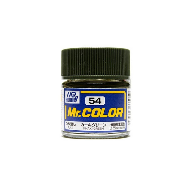 Mr.Color C54 Khaki Green Flat (10ml) 4973028635119 Mr. Hobby
