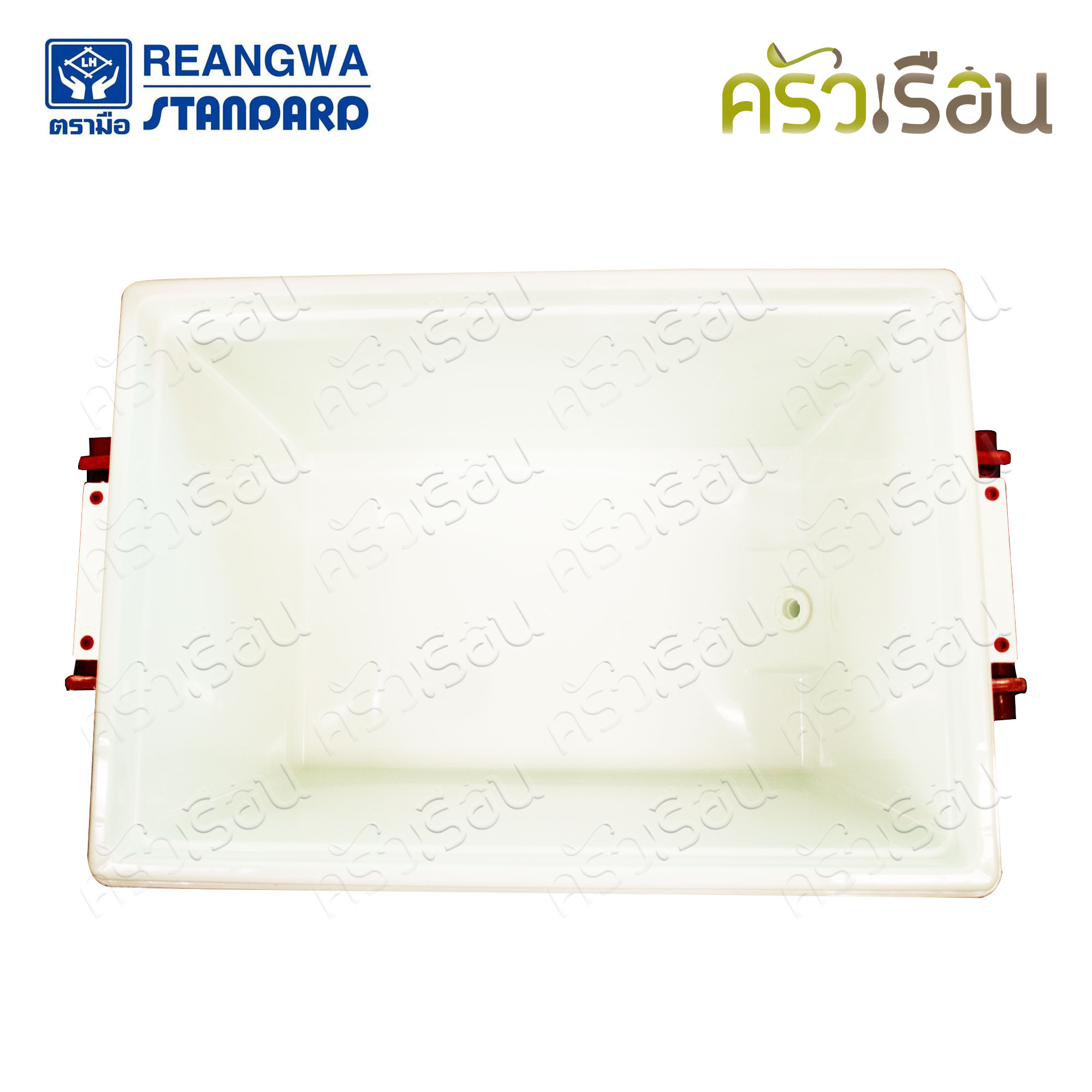Reangwa Standard กระติก เหลี่ยม สีแดง 32 ลิตร 32.5 x 51.5 x 36.5 ซม. RW3004 ถังแช่ กระติกน้ำแข็ง Hot and Cold Insulated Cooler Snow Bank