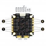 [ESC30x30] Aocoda-RC Warrior 3055S/3065S/3075S 55A/65A/75A 4-IN-1 ESC อุปกรณ์โดรน Drone