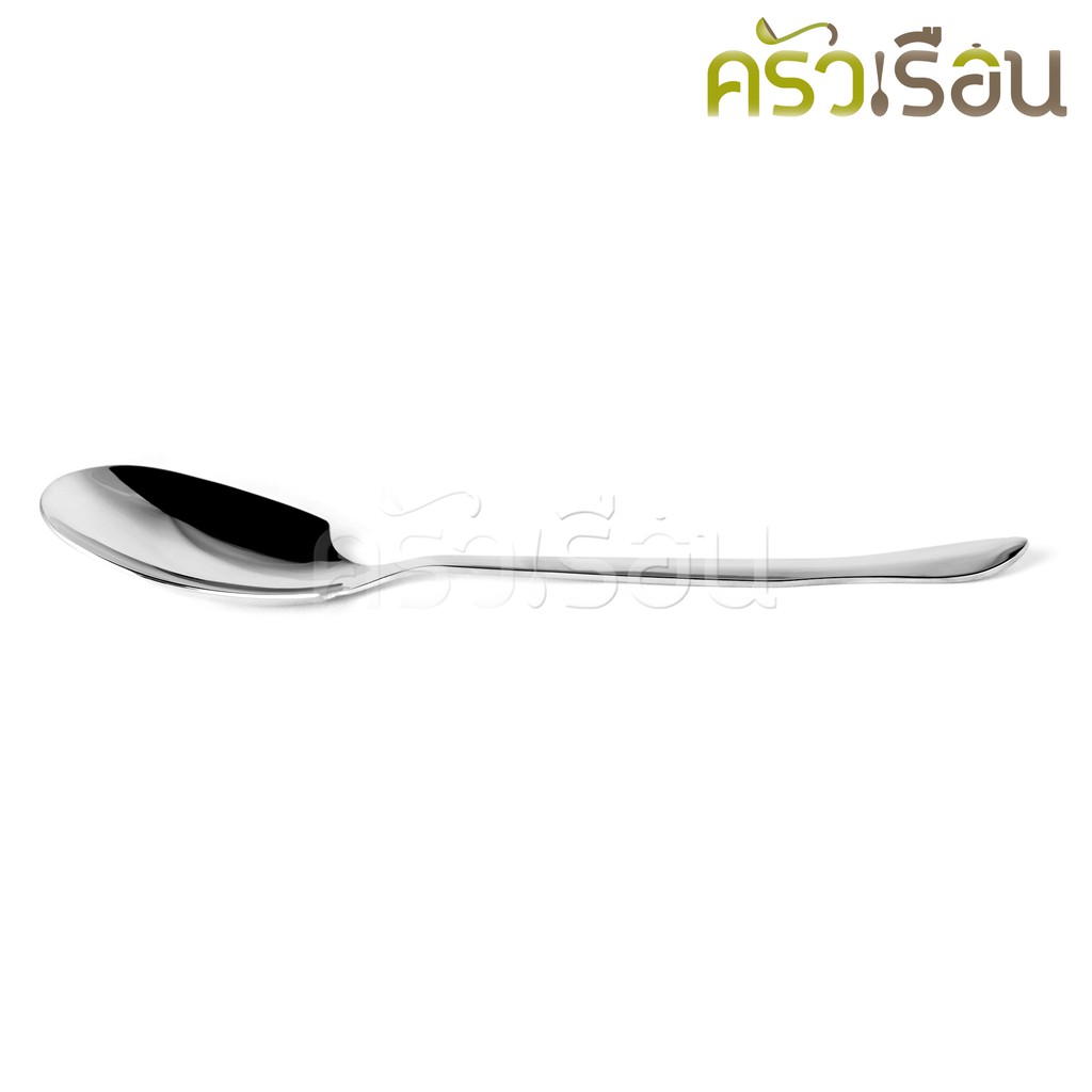 Double Apples ช้อนเสิร์ฟ สเตนเลส 430 หนา 2 มม. ขนาด 21.3 x 5.5 ซม.ตราแอปเปิ้ลคู่ ช้อนเสริฟ ช้อนแบ่ง ช้อนตักข้าว