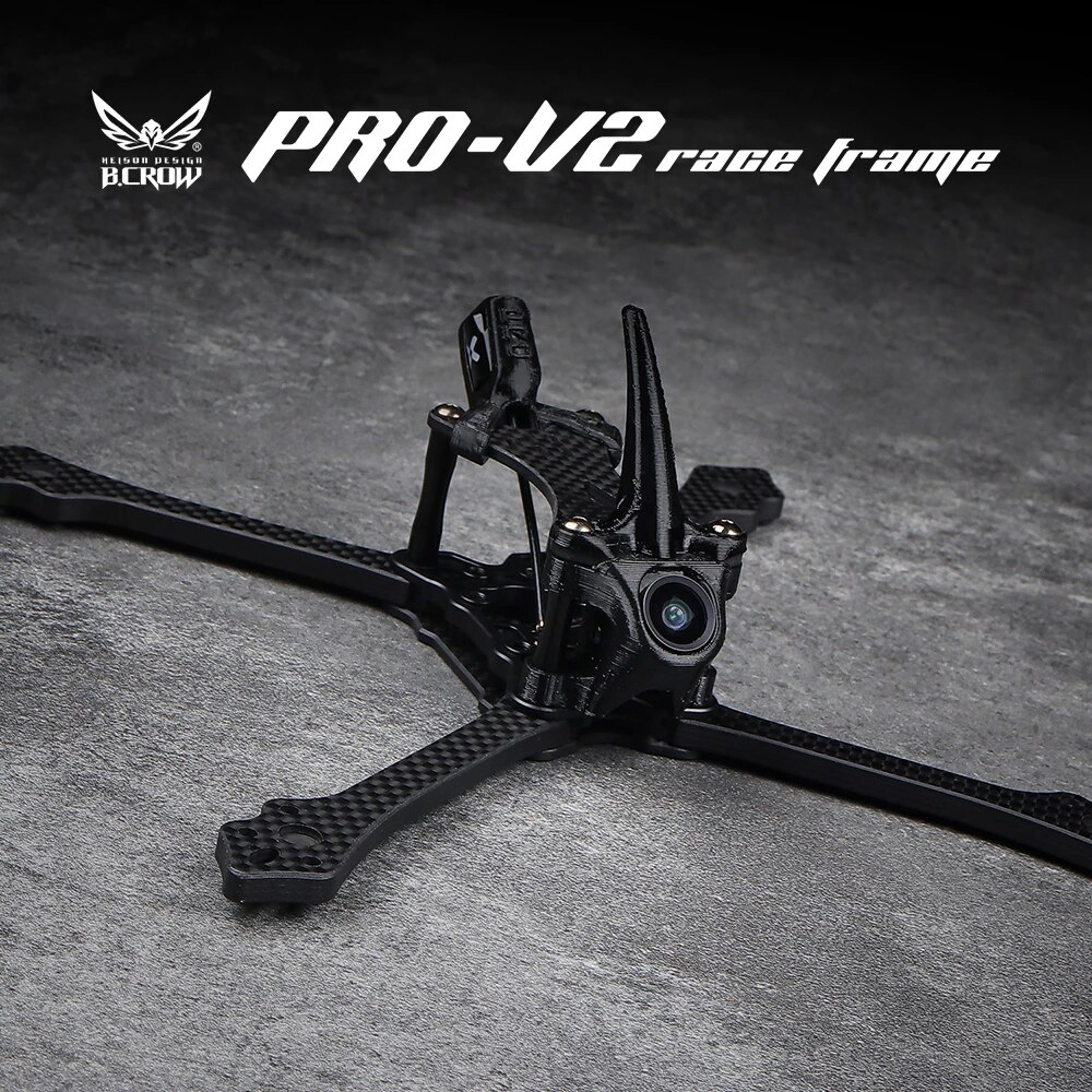 [22] BCROW Pro V2 & V3 T700 Carbon Fiber 5inch FPV Frame with 20mm FC Hole for RC Drone FPV Racing frame โดรน Drone