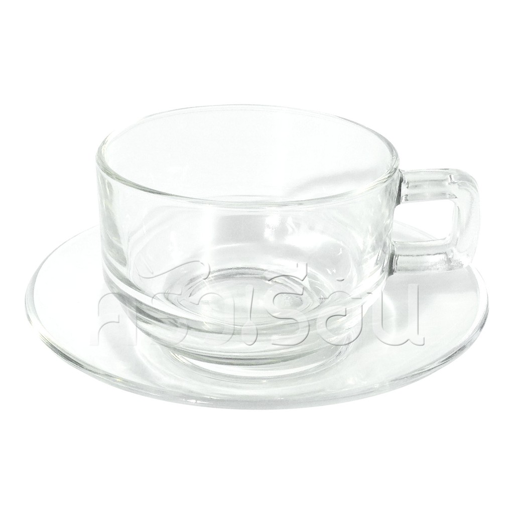 ชุดกาแฟ ก้นมน ทรงซ้อน 8 ออนซ์ #329/325