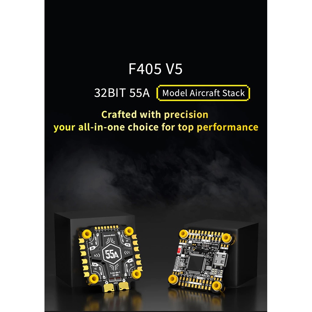 [Stack&FC&ESC] 2025 SpeedyBee F405 V5 BLS 50A 30x30 FC&ESC Stack อุปกรณ์โดรน Drone