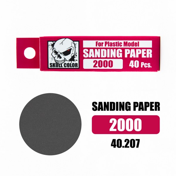 Skull Color 30.207 Sanding Paper 2000 (40 Pcs) Skull Color SC30207SP2000