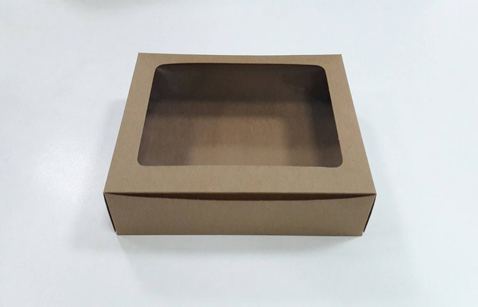 กล่องขนม กล่องเค้กโบราณ กล่องชิฟฟ่อน กล่องทาร์ตไข่ ขนาด 19x25x6 ซม.สีคราฟท์น้ำตาลเข้ม ราคา 290 บาทต่อแพ็ค(20 ใบต่อแพ็ค)