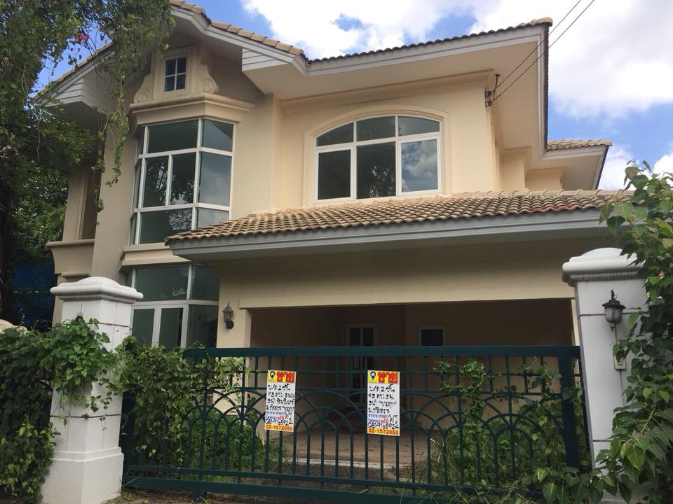 ขายบ้านเดี่ยว 2 ชั้น มบ.ภัสสร7 รัตนาธิเบศร์ บางรักใหญ่ บางบัวทอง นนทบุรี 93 ตรว. รหัส H84