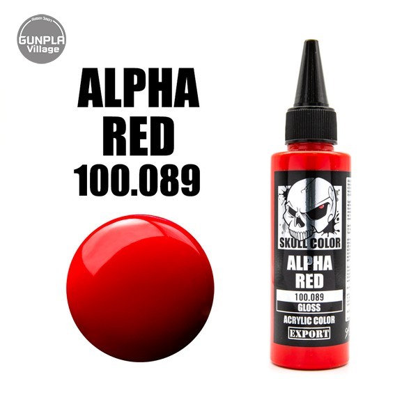Skull Color 100.089 Alpha Red 60 ml [Gloss] 8853100903892