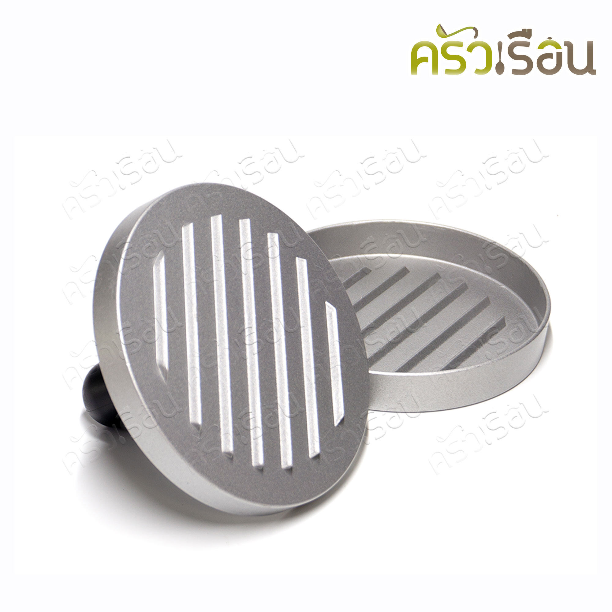 US พิมพ์กดเบอร์เกอร์ อลูมิเนียม 4.5 นิ้ว สูง 0.75 นิ้ว ( Ø11.5 x 2 ซม. )LM-229 พิมพ์กดเนื้อ