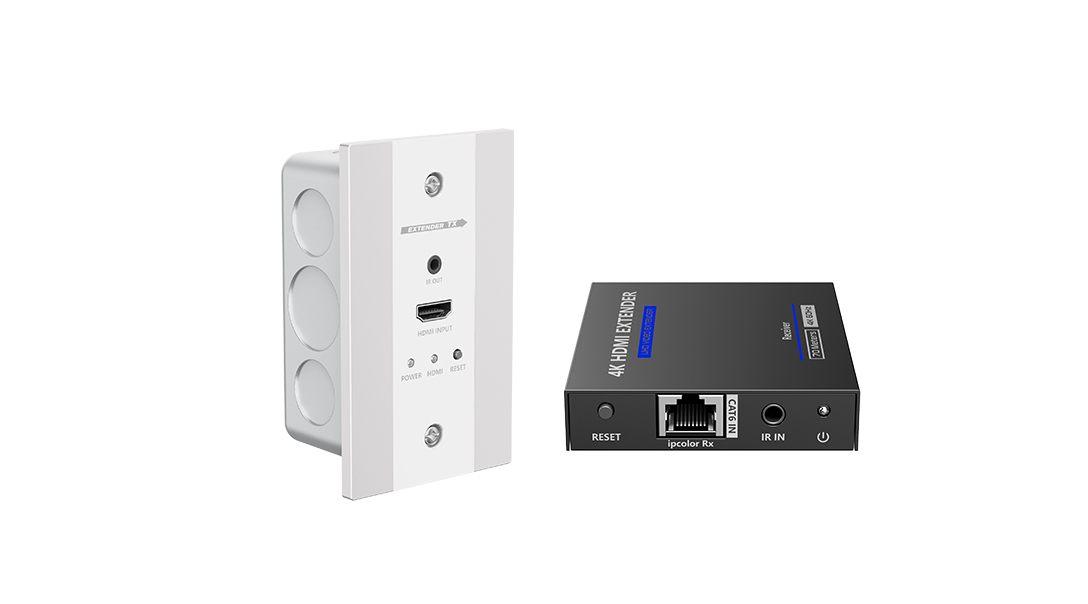 LENKENG LKV565US 4K@60Hz HDR HDMI ™Wall-Plate Extender