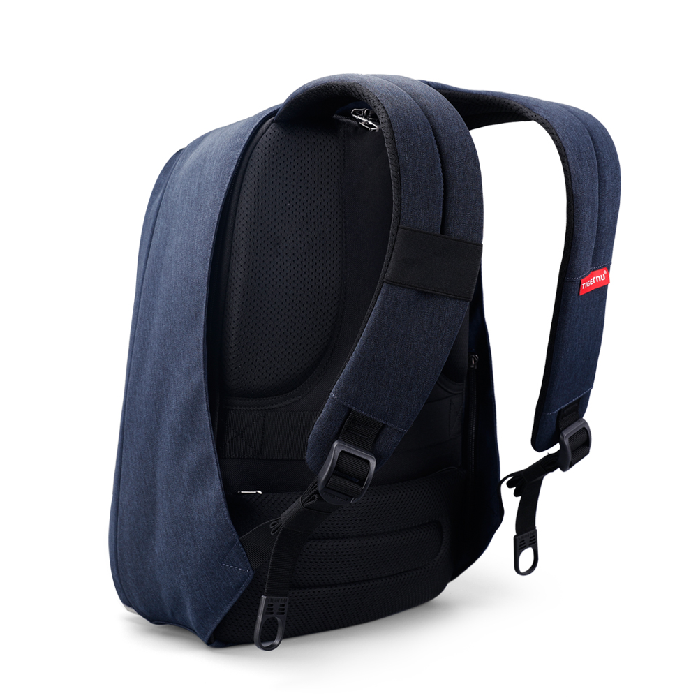 กระเป๋าโน๊ตบุ๊ค กระเป๋าเป้ TIGERNU T-B3188A สีเทาน้ำเงิน