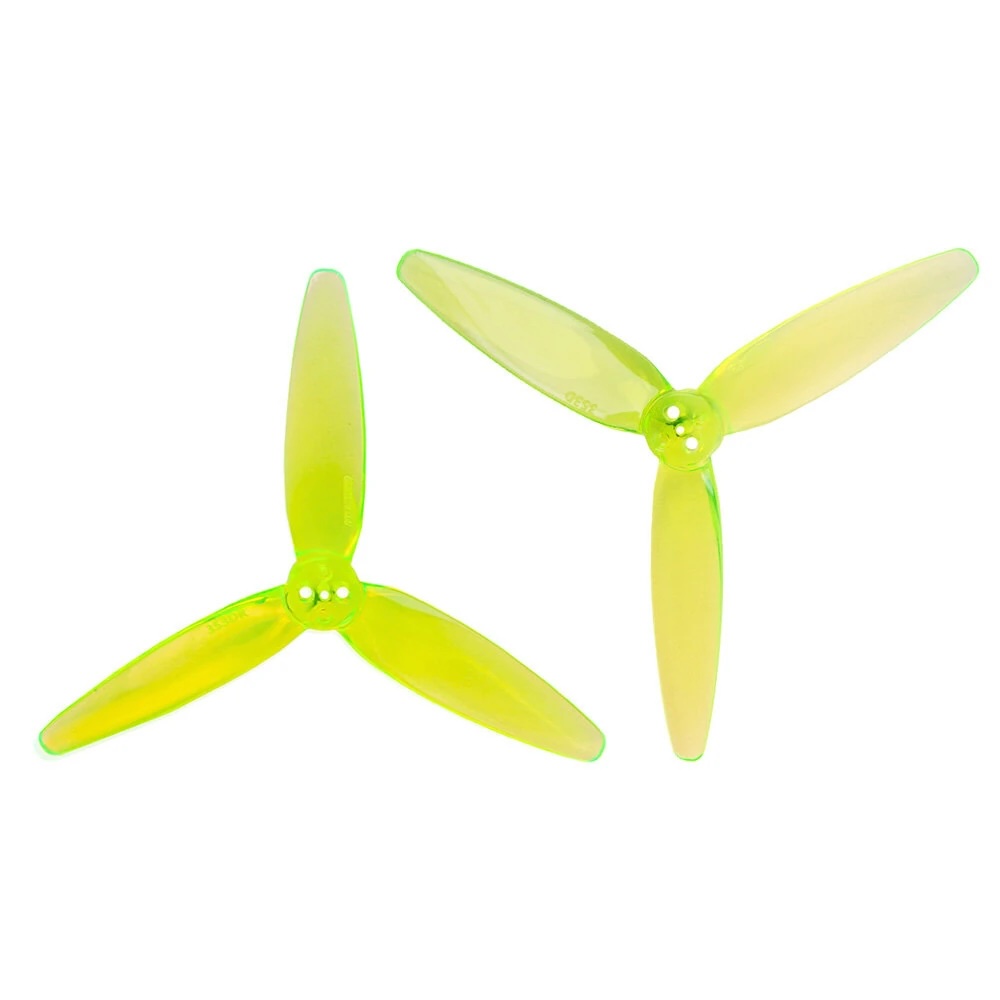 3.5-G6 Gemfan 353D Zoe 3525 3.5 Inch 3-blades 3D PC Propeller 1.5mm 3 Holesใบจิ๋ว โดรนซิ่ง RC