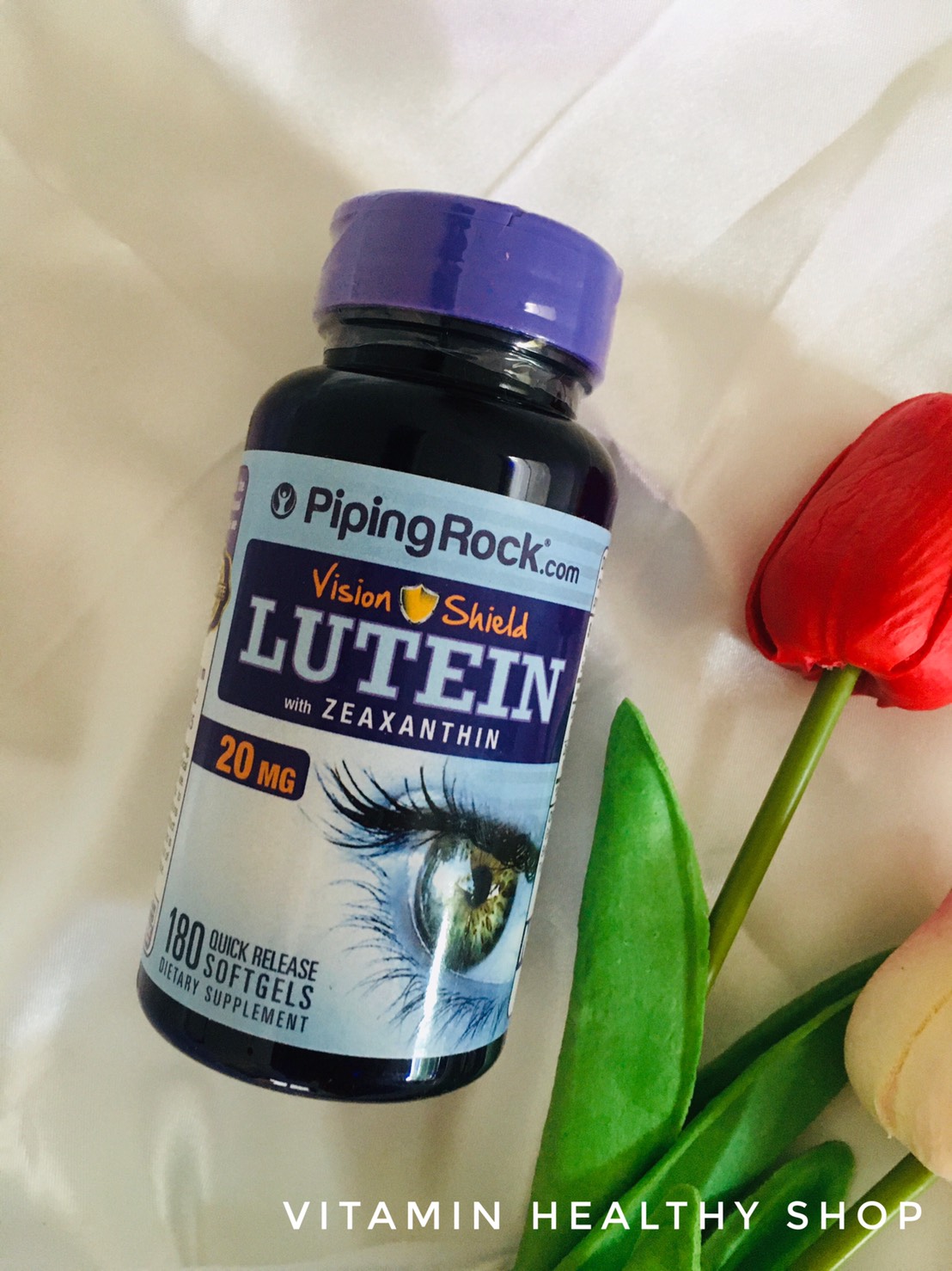 Piping Rock Lutein + Zeaxanthin, 20 mg 180 Softgels